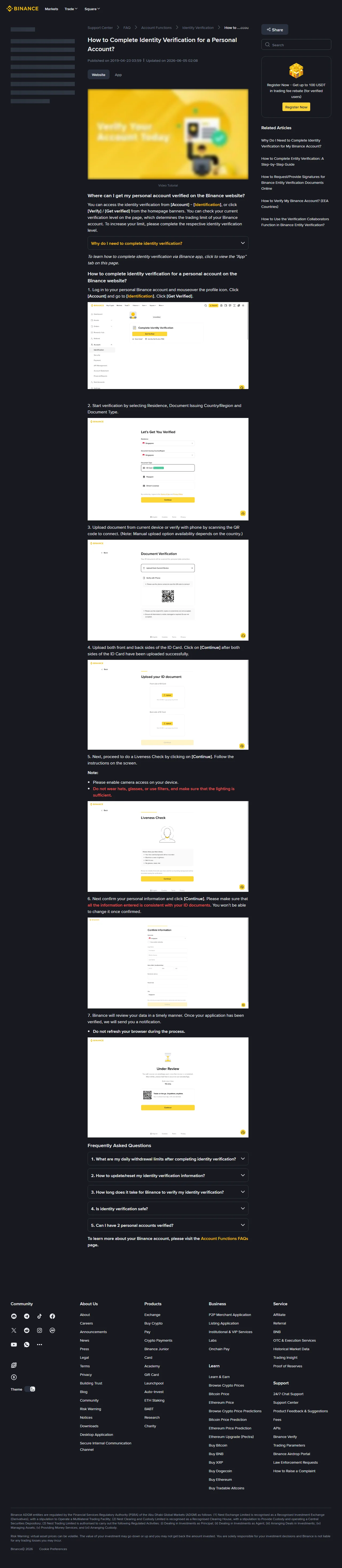 Binance KYC Кыргызстан: документ жана аты-жөндү кантип даярдоо керек?